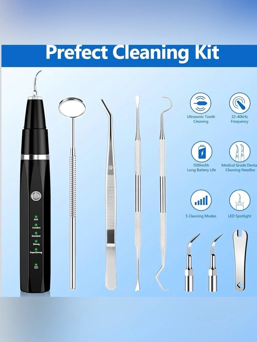 New Open Box Ni Shen Pet Dental Cleaner Black Color .